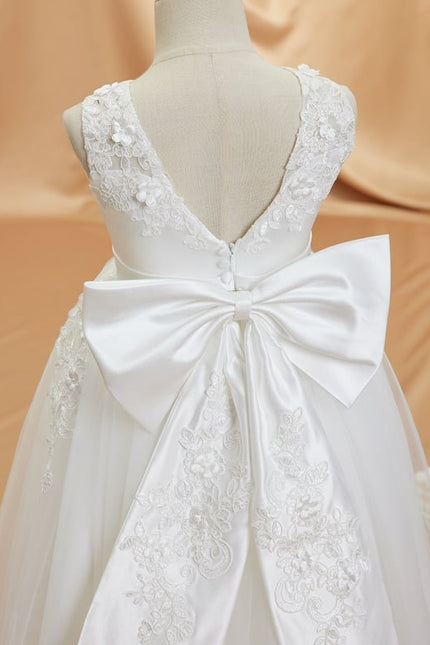 Robe Blanche Dentelle Ceremonie - gallery 3