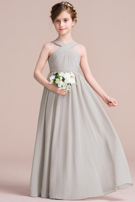 Robe Cérémonie Col V Enfant - gallery 1