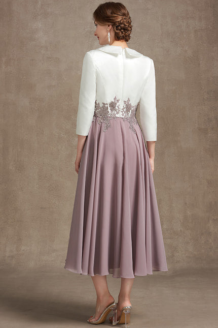 Robe Cérémonie Midi Satinée - gallery 4