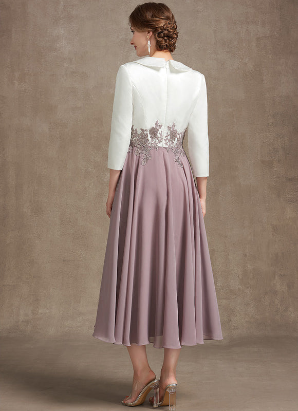 Robe Cérémonie Midi Satinée - gallery 4