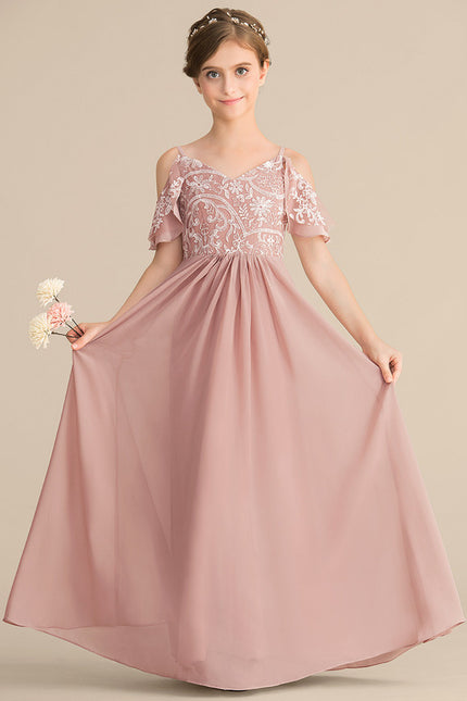 Robe Cérémonie Bleu Céleste Éthéré