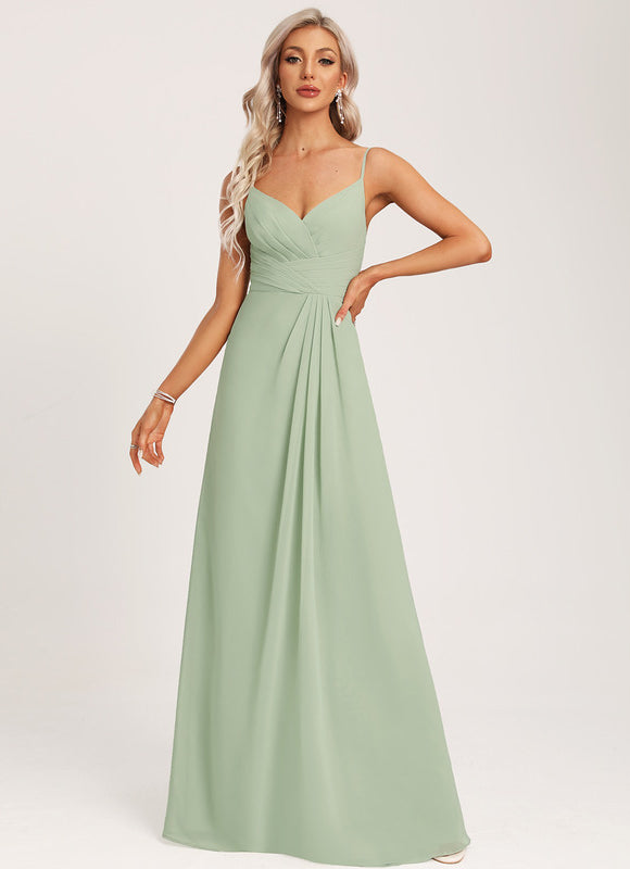 Robe Cérémonie Longue Volants Rose