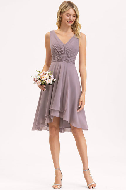 Robe Cérémonie Fluide Marine Élégante - gallery 3