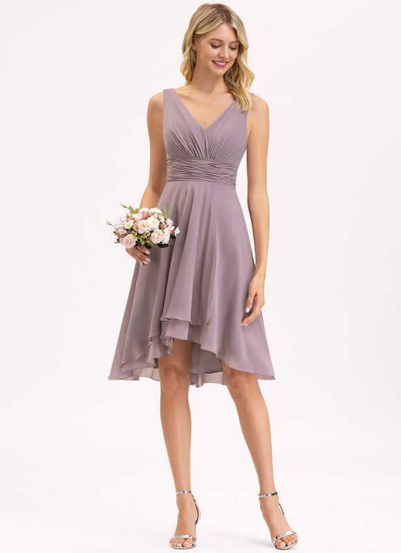 Robe Cérémonie Fluide Marine Élégante - gallery 3