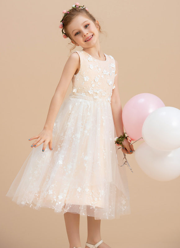 Robe Cérémonie Fleurie Étoilée - gallery 5