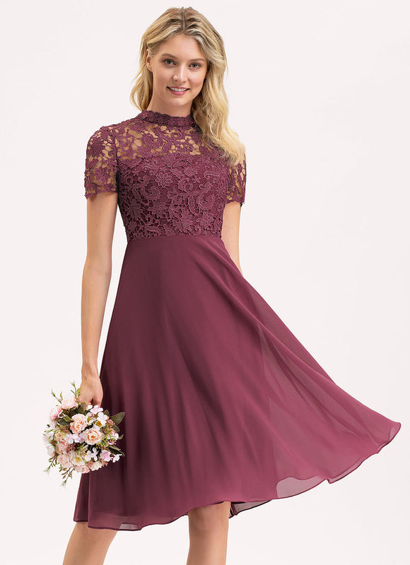 Robe Cérémonie Violet Élégant