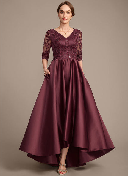 Robe Cérémonie Élégance Pourpre Scintillante