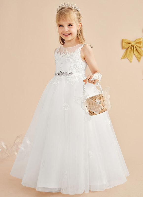 Robe Cérémonie Tulle Navy Floral