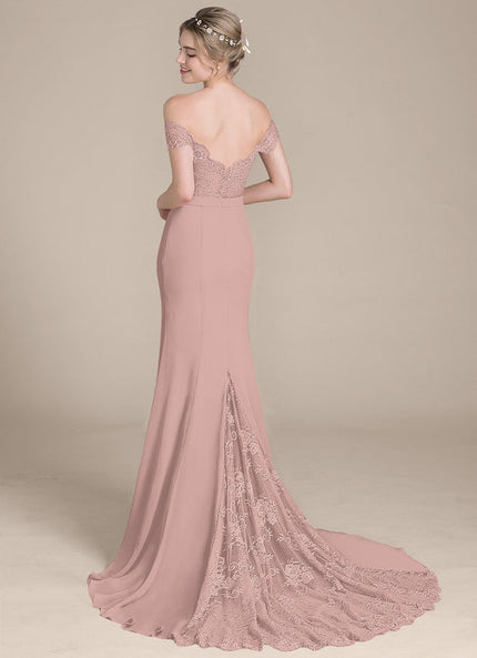 Robe Cérémonie Sophistiquée Mousseline