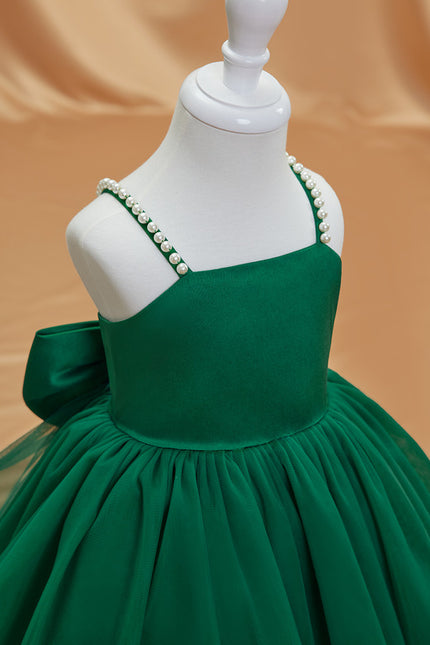 Robe Cérémonie Tulle Vert Émeraude - gallery 1
