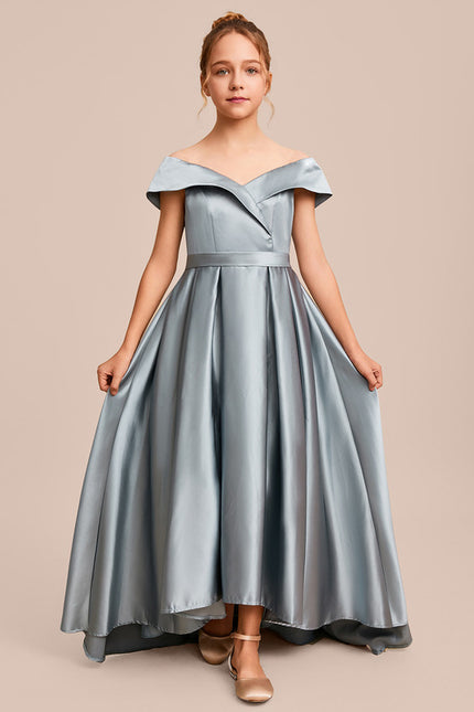 Robe Cérémonie Satinée Ailée