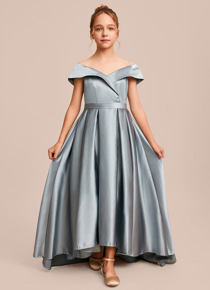 Robe Cérémonie Satinée Ailée