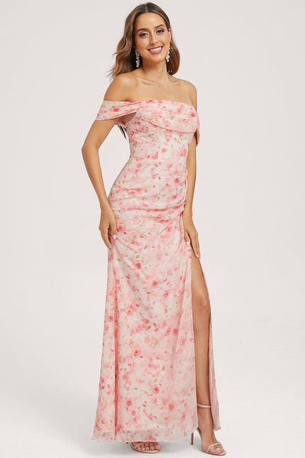 Robe Cérémonie Élégante À Décolleté - gallery 2