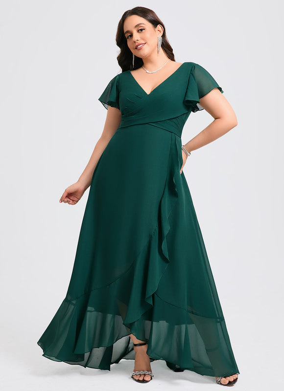 Robe Cérémonie Fluide Marine Élégante - gallery 7