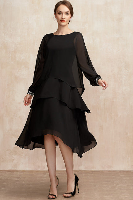 Robe Cérémonie Noire Aérienne