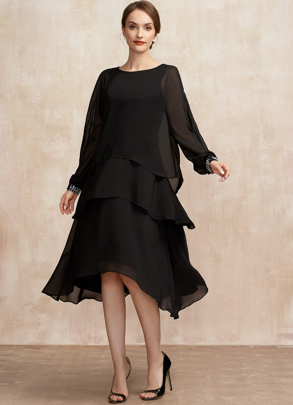 Robe Cérémonie Noire Aérienne