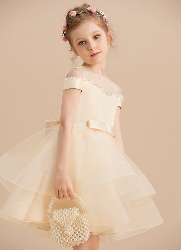 Robe Cérémonie Tulle Crème - gallery 4