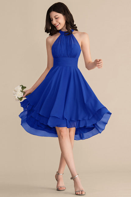 Robe Cérémonie Col Rond Volantée - gallery 2