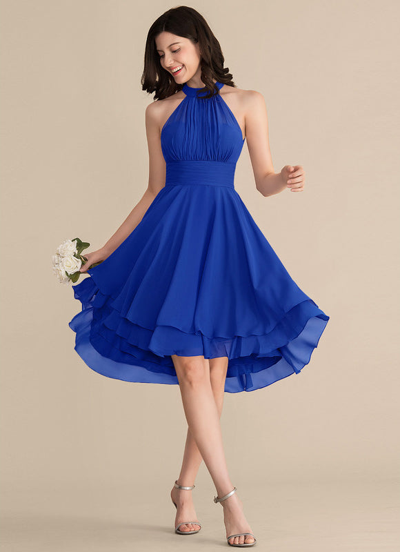 Robe Cérémonie Col Rond Volantée - gallery 2