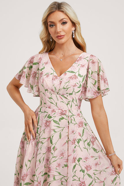 Robe Cérémonie Fluide Marine Élégante - gallery 1