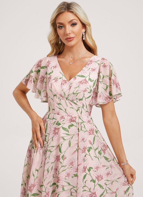 Robe Cérémonie Fluide Marine Élégante - gallery 1