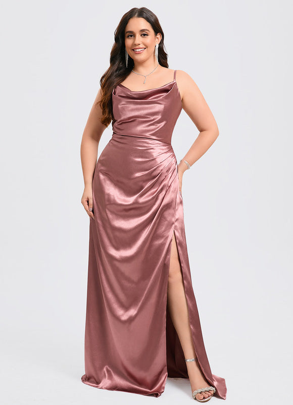 Robe Cérémonie Satin Doré - gallery 6