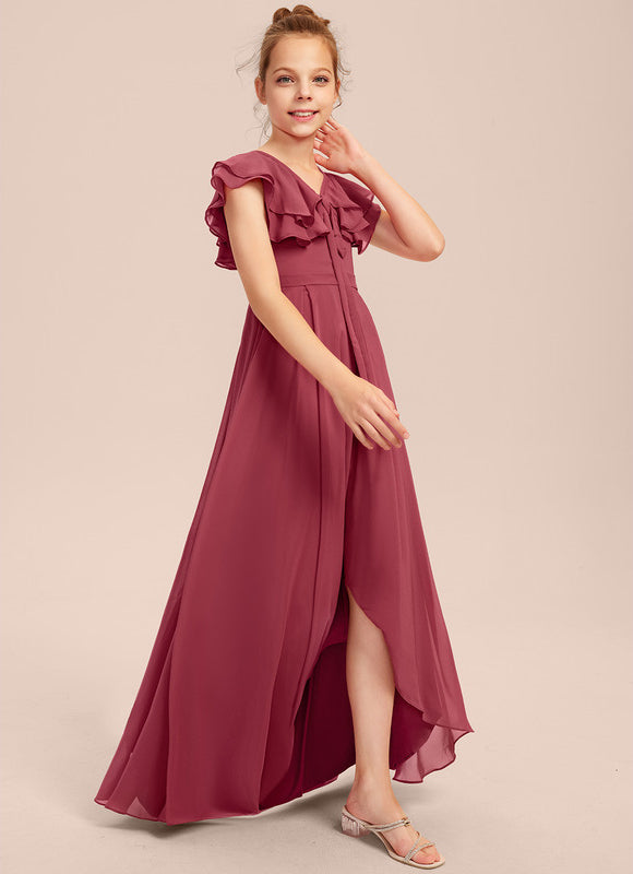 Robe Cérémonie Demoiselle Dhonneur Beige - gallery 7