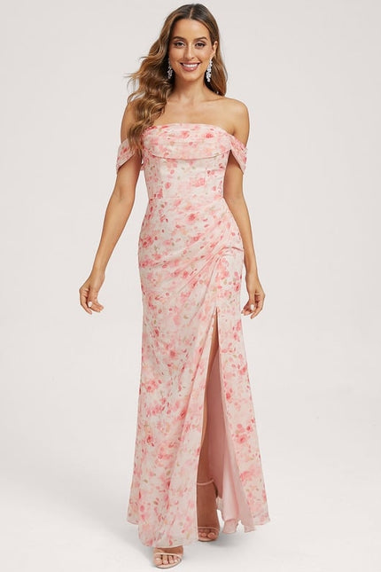 Robe Cérémonie Élégante À Décolleté