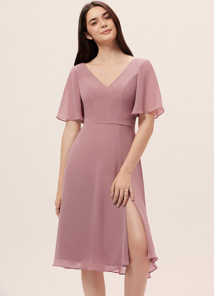 Robe Rose Poudré Ceremonie