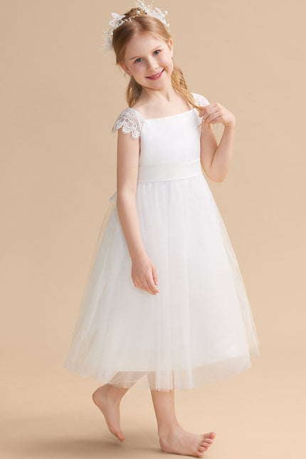 Robe Cérémonie Satin Tulle Chic - gallery 4