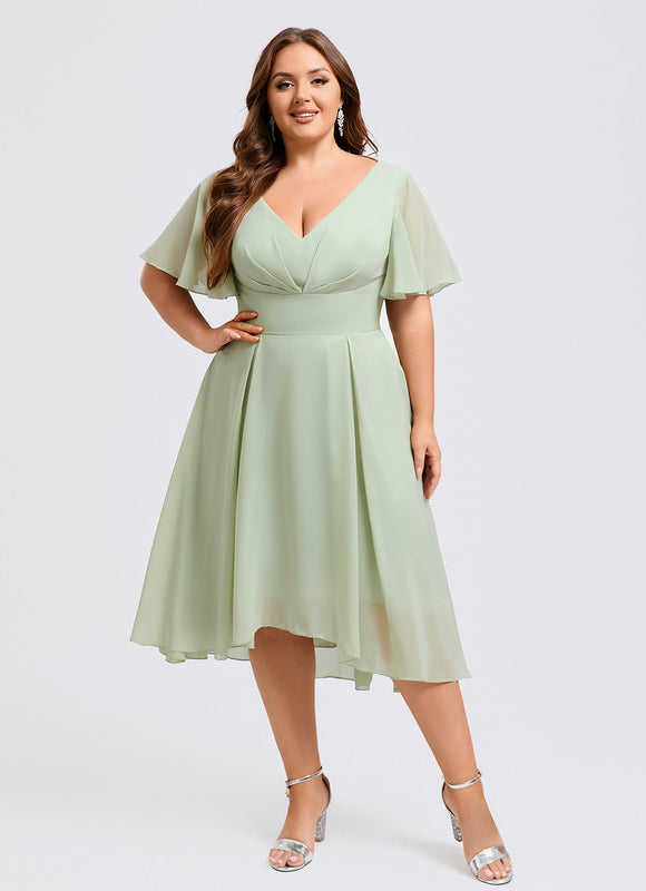 Robe Cérémonie Fluide Marine Élégante - gallery 8