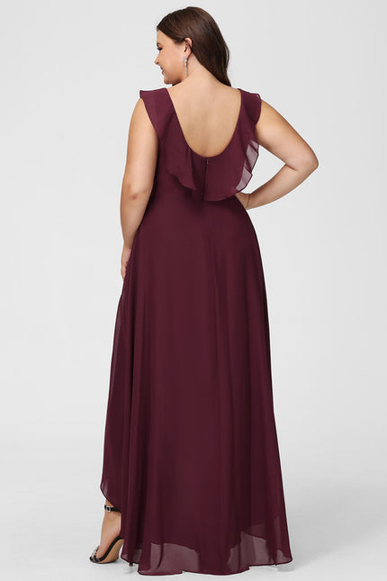 Robe Cérémonie Fluide Marine Élégante - gallery 9