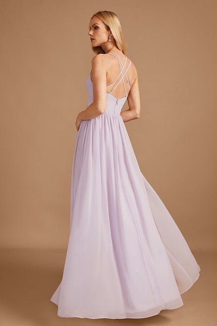 Robe Cérémonie Fluide Marine Élégante - gallery 5