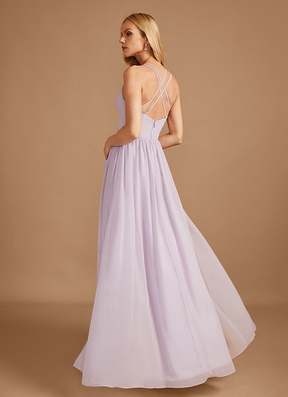 Robe Cérémonie Fluide Marine Élégante - gallery 5