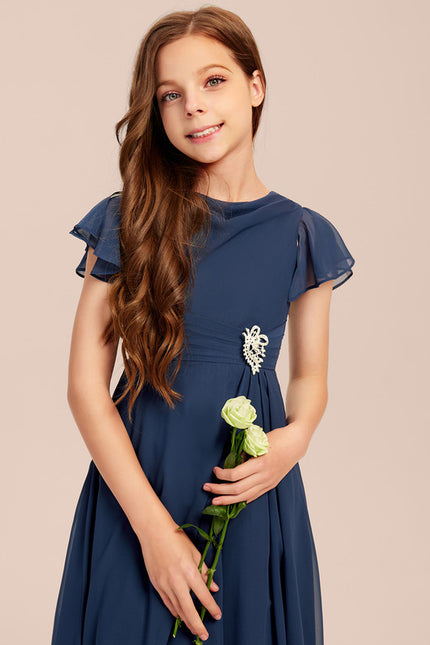 Robe Cérémonie Bleue Chic - gallery 2