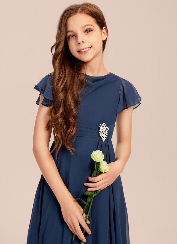 Robe Cérémonie Bleue Chic - gallery 2