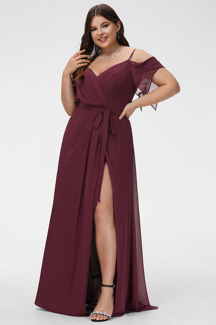 Robe Cérémonie Longue Volants Rose - gallery 8