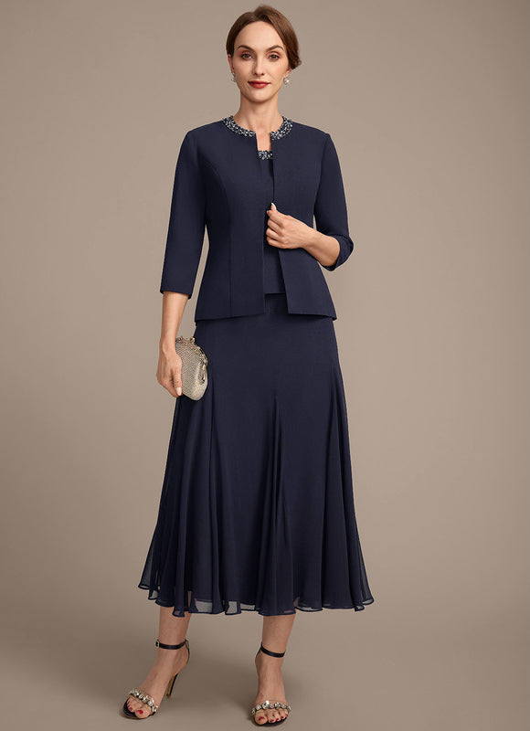 Robe Cérémonie Ensemble Chic Marine