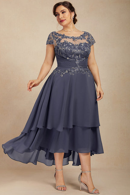 Robe Cérémonie Grise Délicate - gallery 9