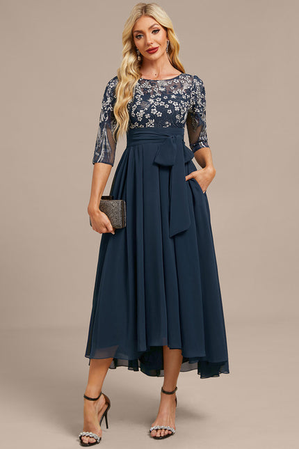 Robe Ceremonie Avec Manches - gallery 2
