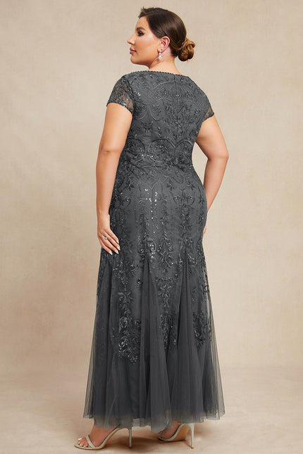 Robe Cérémonie Élégante Argentée - gallery 9