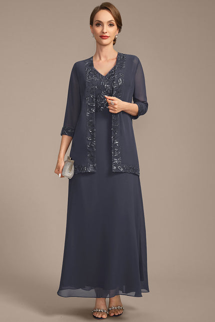 Robe Cérémonie Fluide Ornée - gallery 2