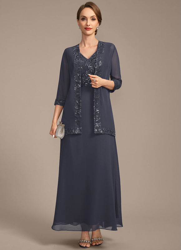 Robe Cérémonie Fluide Ornée - gallery 2
