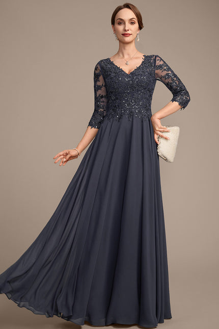 Robe Cérémonie Longue Bleu Royal