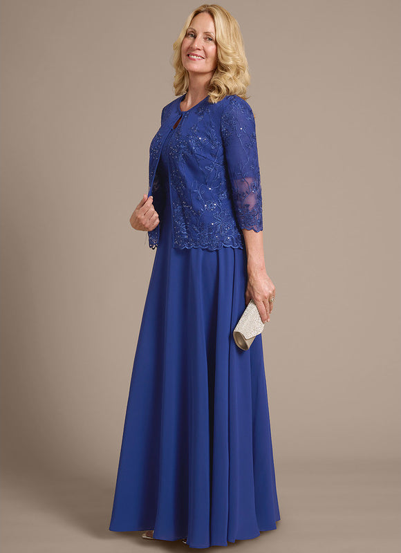 Robe Cérémonie Longue Bleu Royal - gallery 2