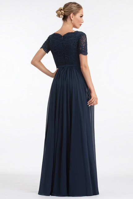 Robe Cérémonie Longue Rose Élégante - gallery 2
