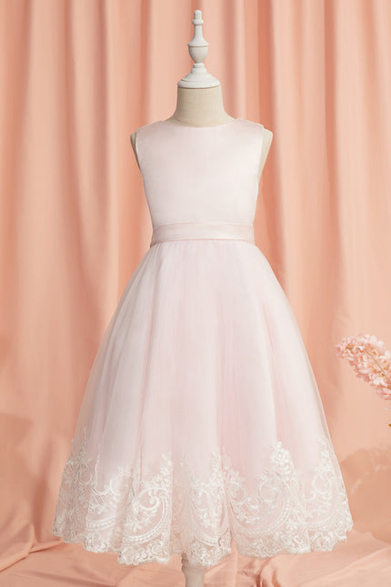 Robe Cérémonie Satinée Écrue