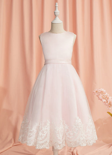 Robe Cérémonie Satinée Écrue