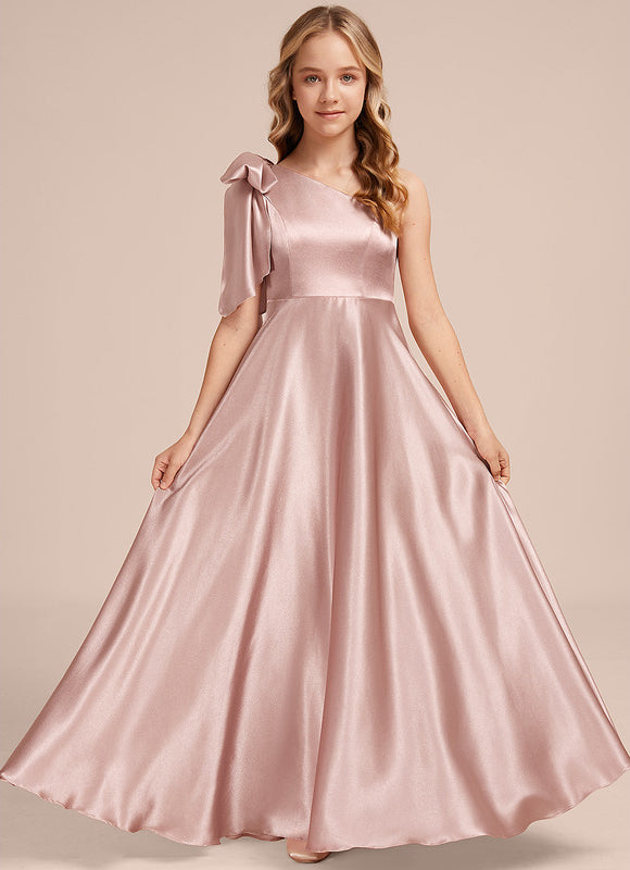 Robe Cérémonie Satin Rose Chic - gallery 4
