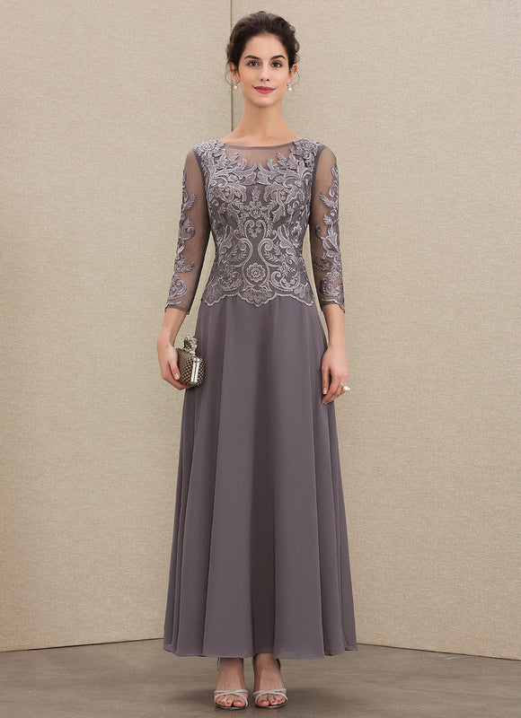 Robe Cérémonie Longue Élégante Bleu